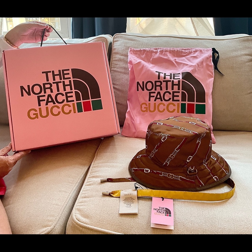 The North Face x Gucci Agar. Limited Edition. Reversible. Brown/Yellow (Small) - Picture 1 of 5